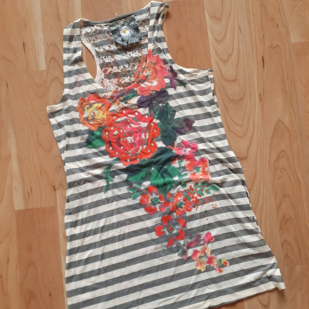 Striped tank top